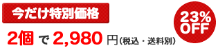 2個で2980円
